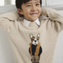 Genser Knit Dog Oat