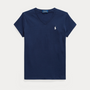 T-skjorte Jersey V-Neck Navy