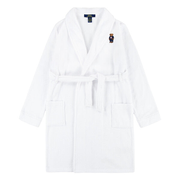 Badekåpe Polo Bear White
