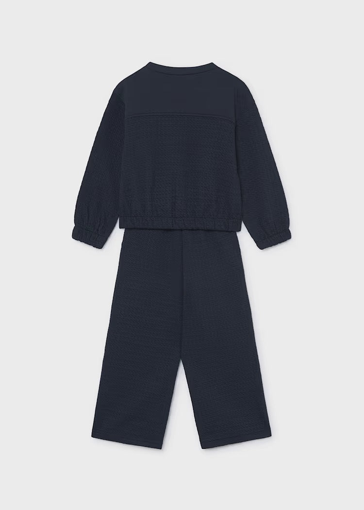 Sett 2-Deler Tracksuit Padded Navy