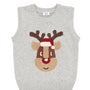Vest Princo Reindeer Soft Grey Melange