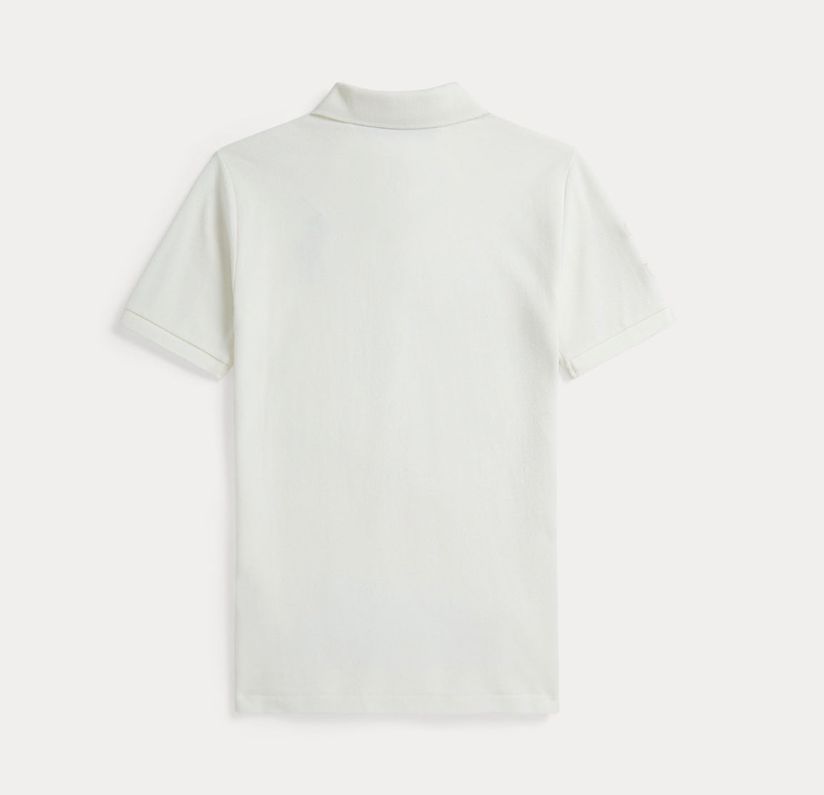 Pique Pony Mesh Deckwash White