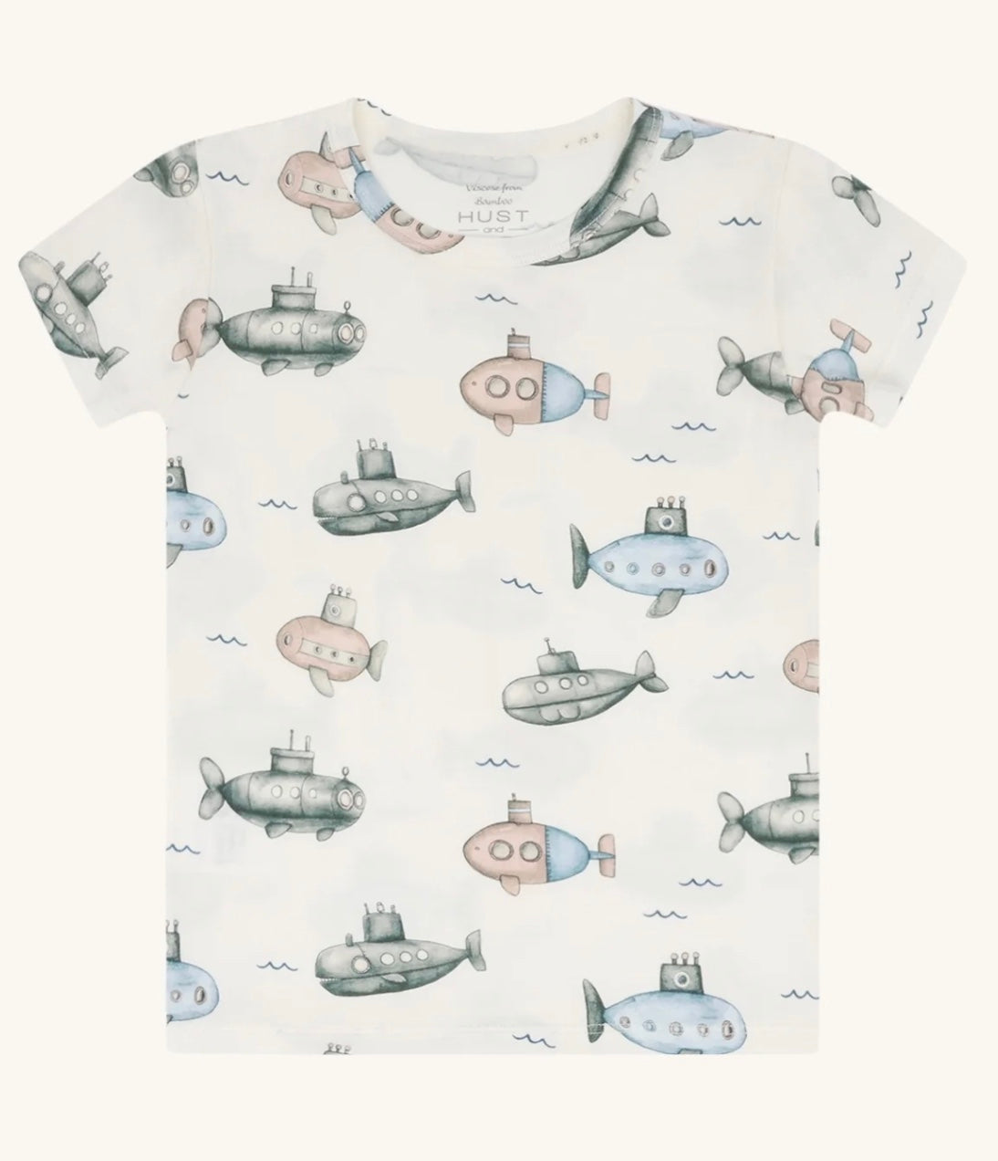 T-skjorte Austin Submarine Ivory