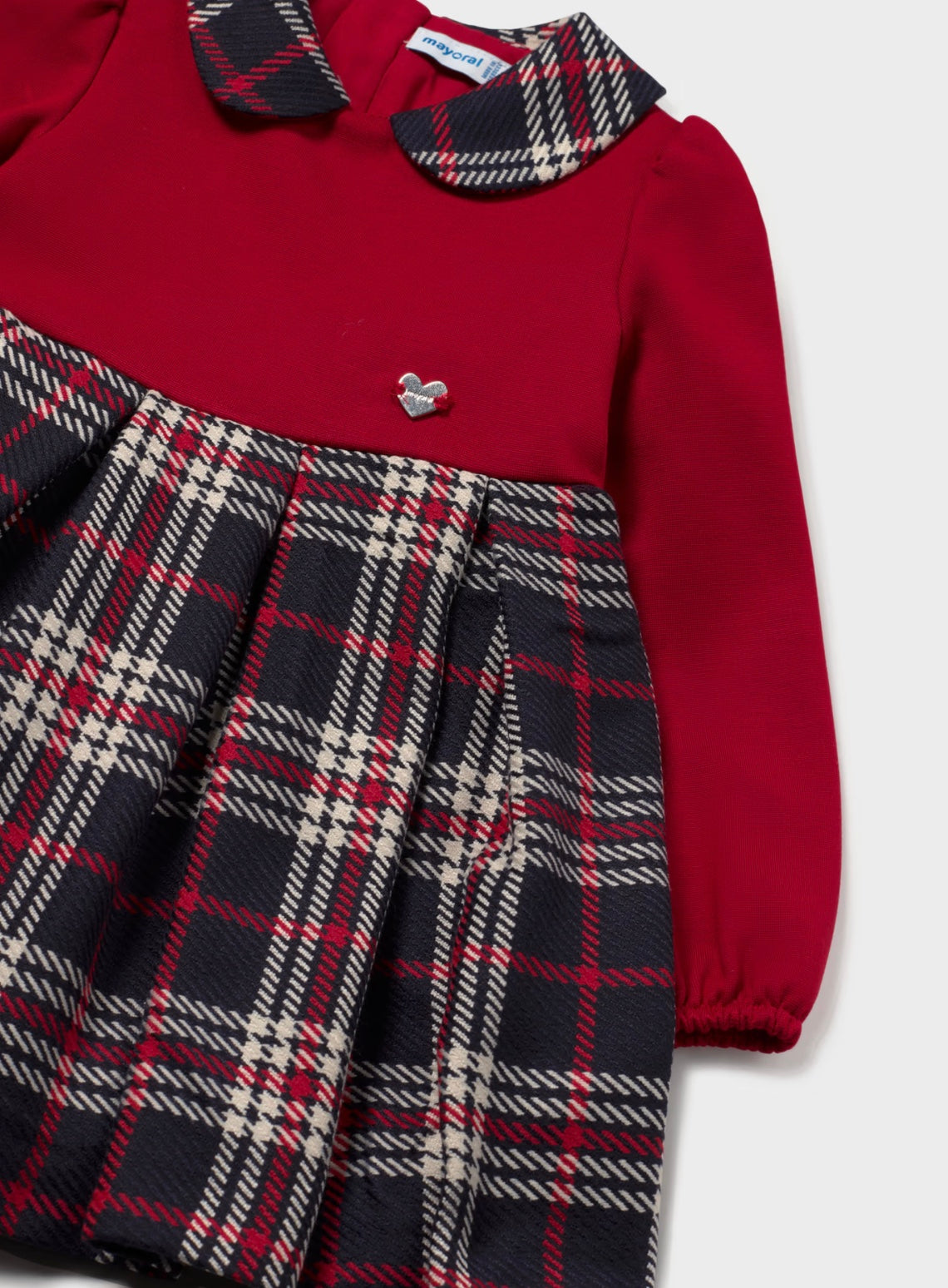 Kjole Plaid Combination Red