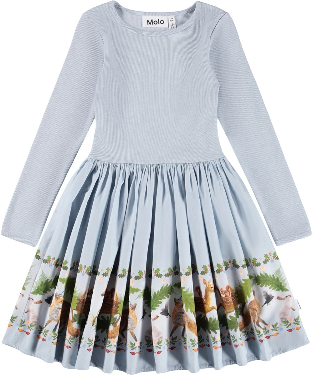 Kjole Casie Forest Border