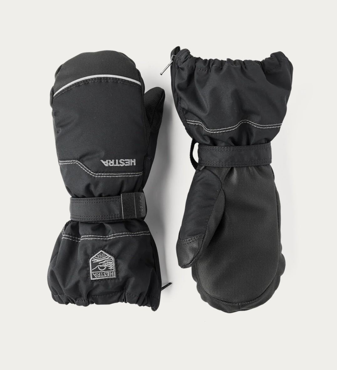 Votter Baby Zip Mitt Black