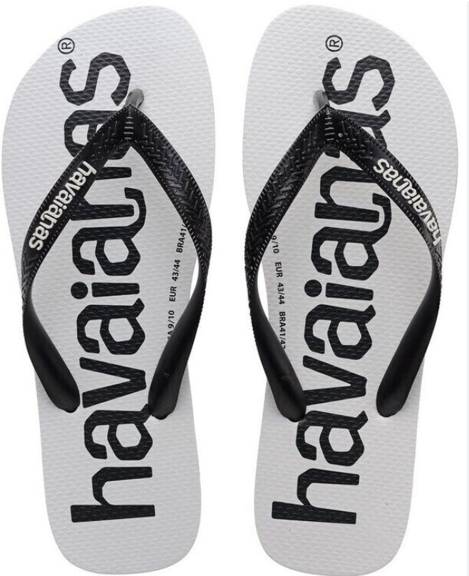 Hav. Top Logomania White/Black