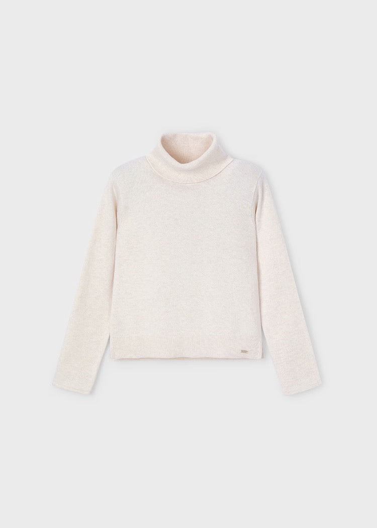 Genser Basic Turtleneck Sand