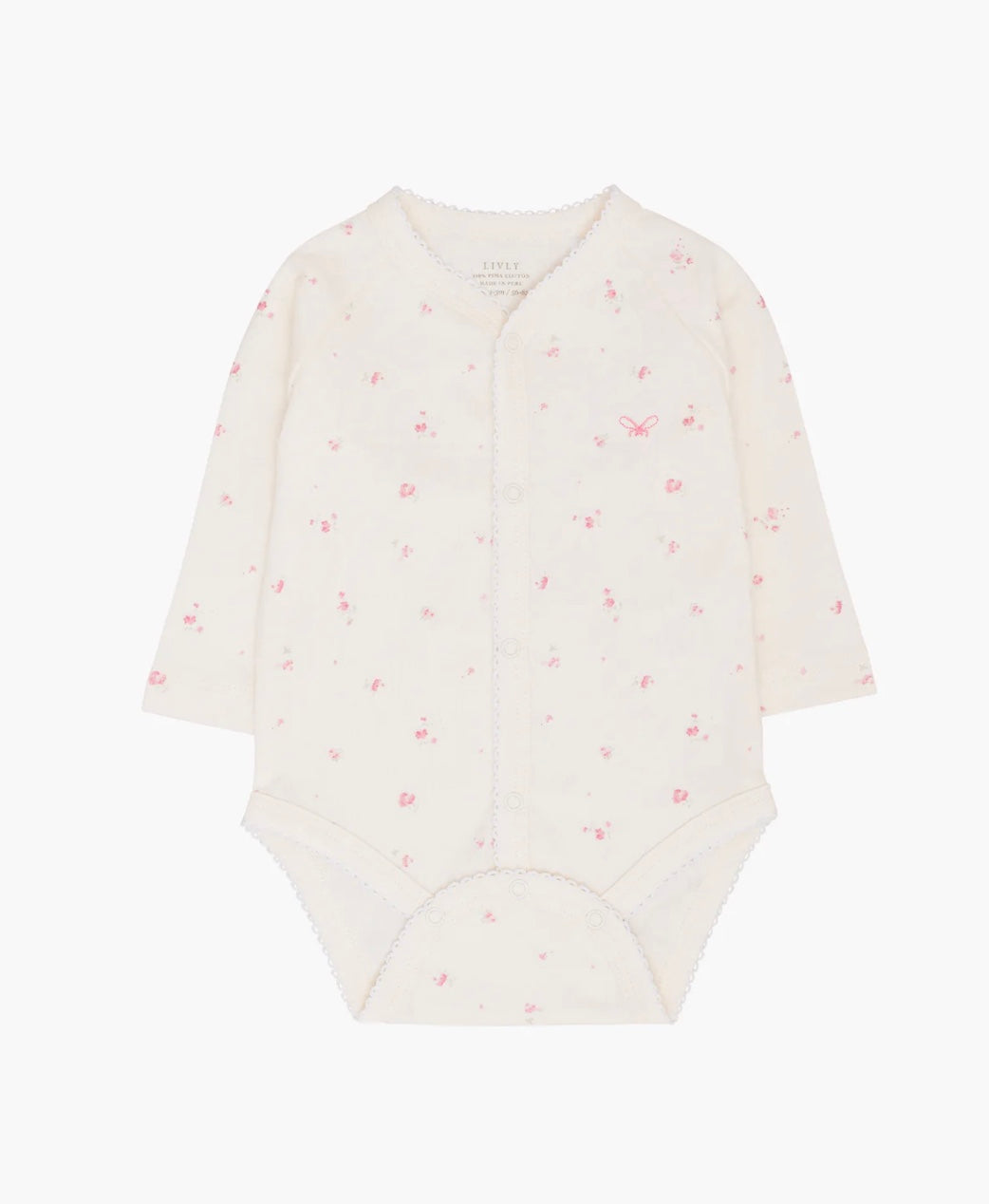 Body Rose Garden Full Snap Ivory