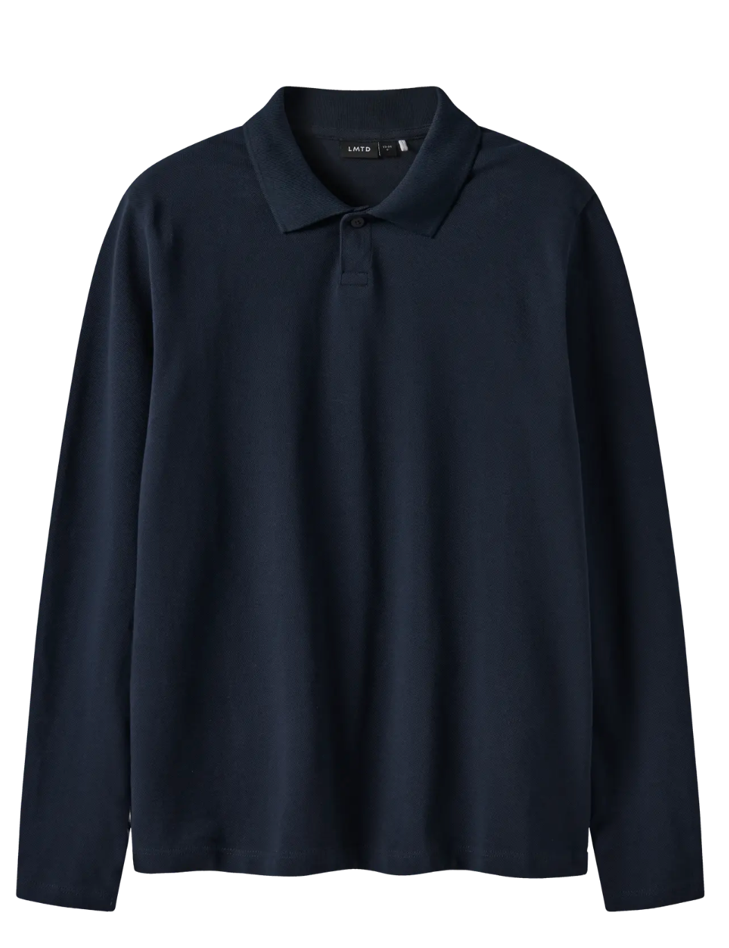 Genser Hannes LS Pique Polo Dark Sapphire