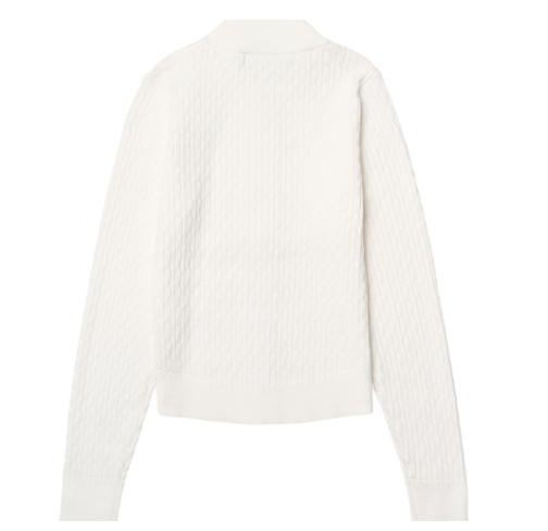 Jakke GR Hoatxin Zip Knit Off White