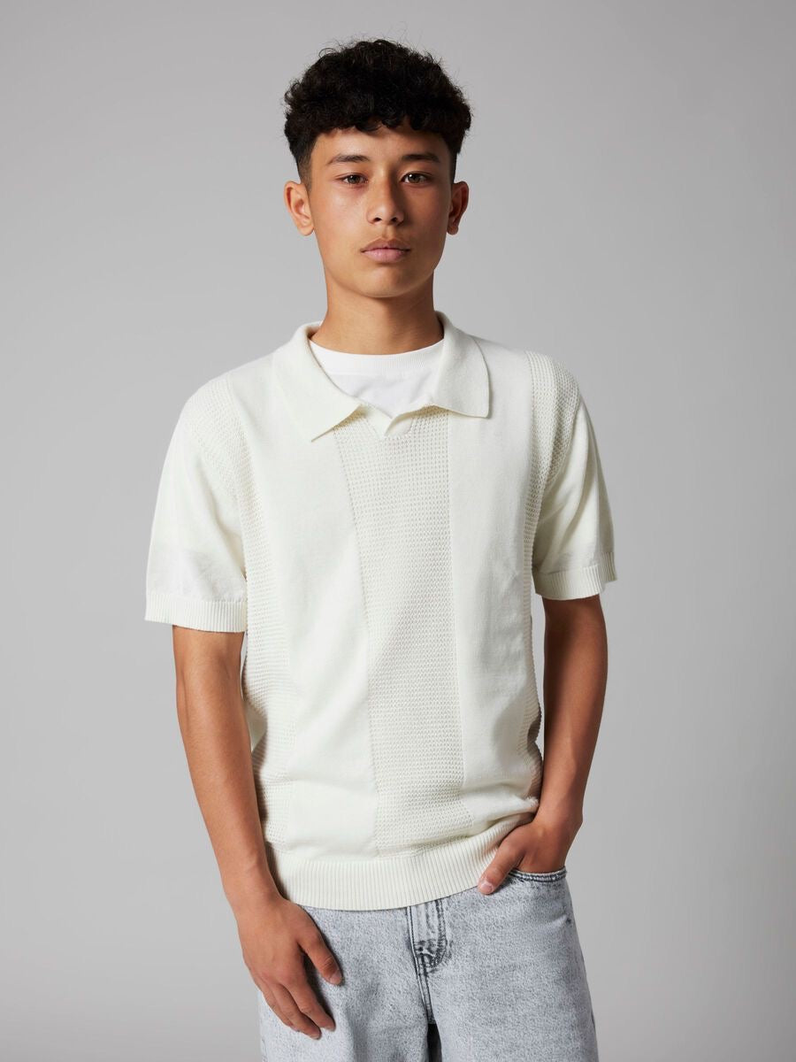 T-skjorte Havo Polo Antique White