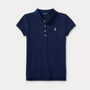 T-skjorte Pique Girl Navy
