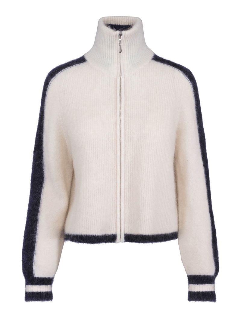 Jakke Lyra Knitted Pullover Cream