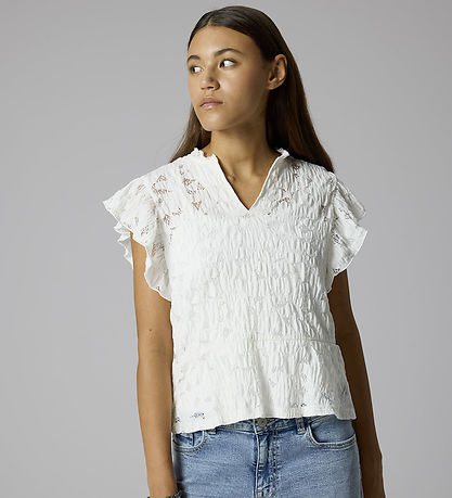 Bluse Lace Short Capsl White Alyssum