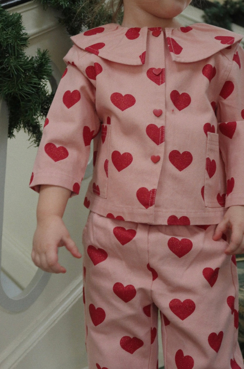 Jakke Magot Collar Amour Glitter