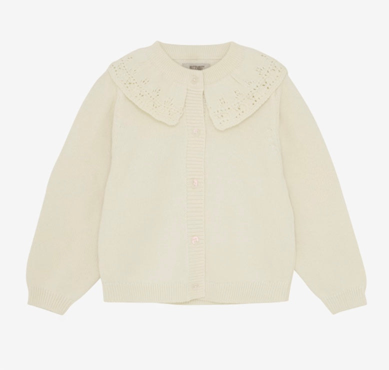 Cardigan Knit Antique White