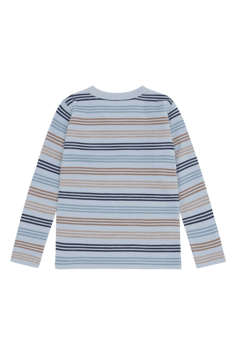 Genser Abba 3 Stripes Baby Blue