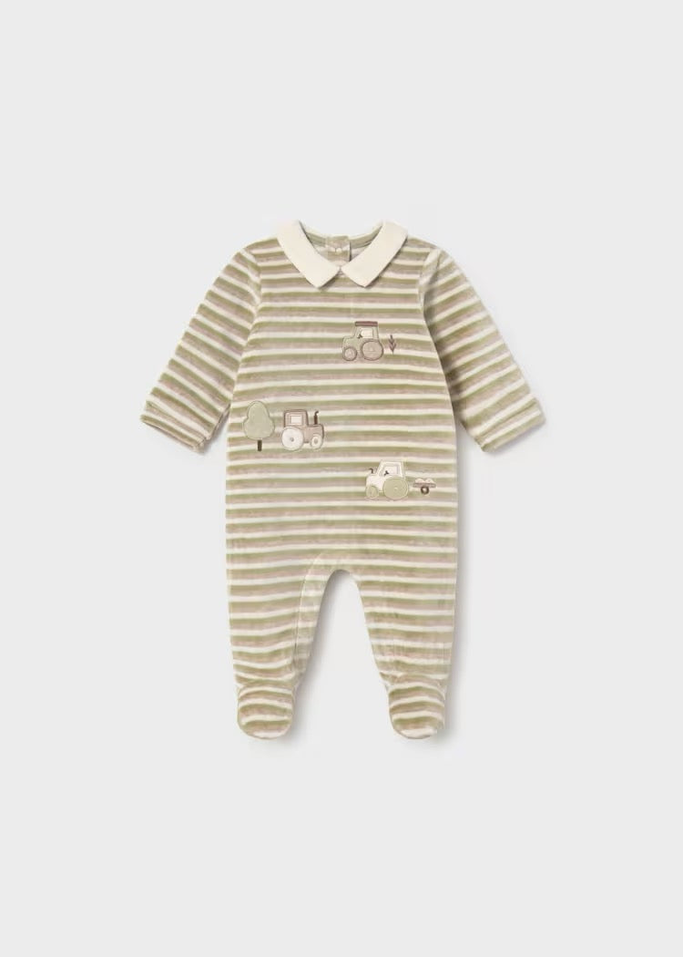 Sparkedress Velour Stripes Bayleaf