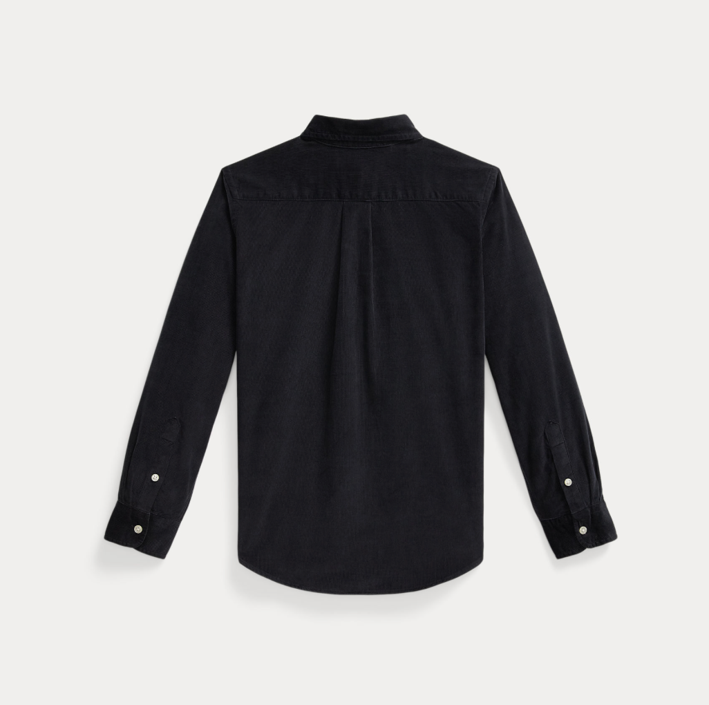 Skjorte Corduroy Polo Black