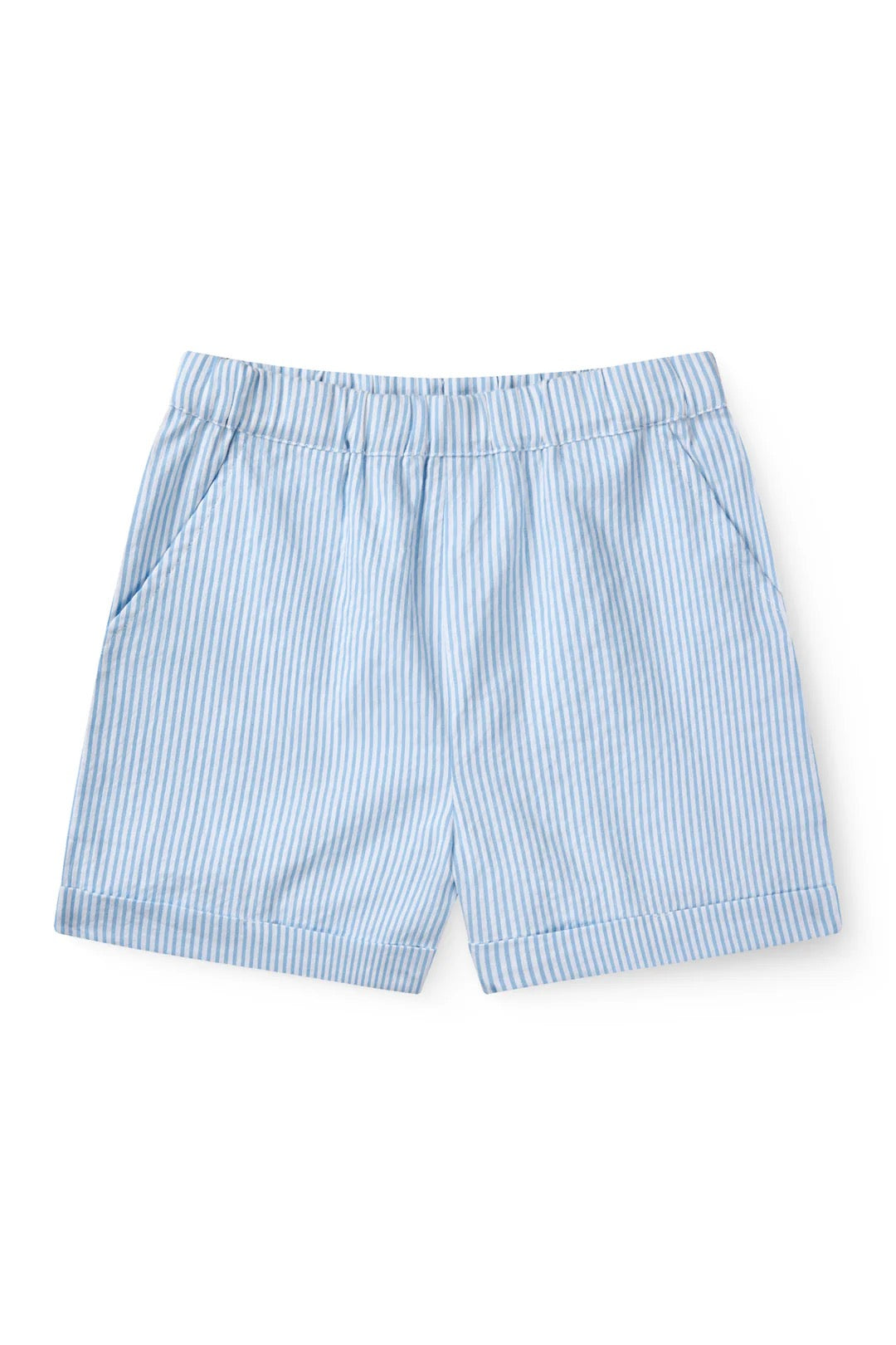 Shorts Seersucker Sporty Sky Blue/Cream Stripe