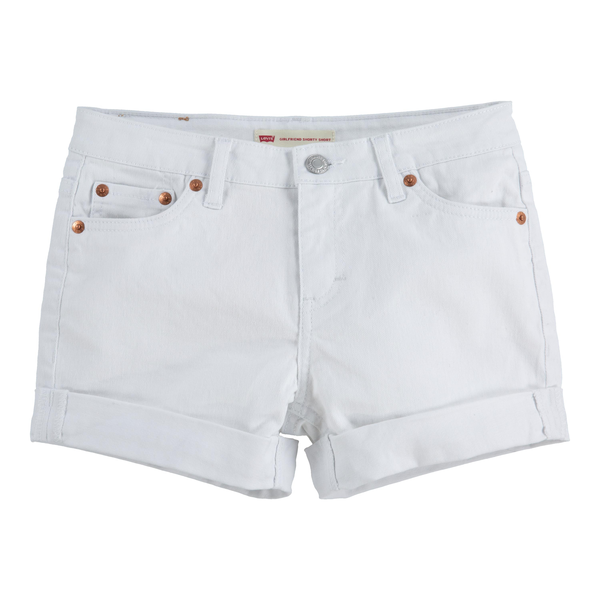 Denim Shorts Hvit