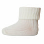 Sokk Rib Baby Ull Snow White