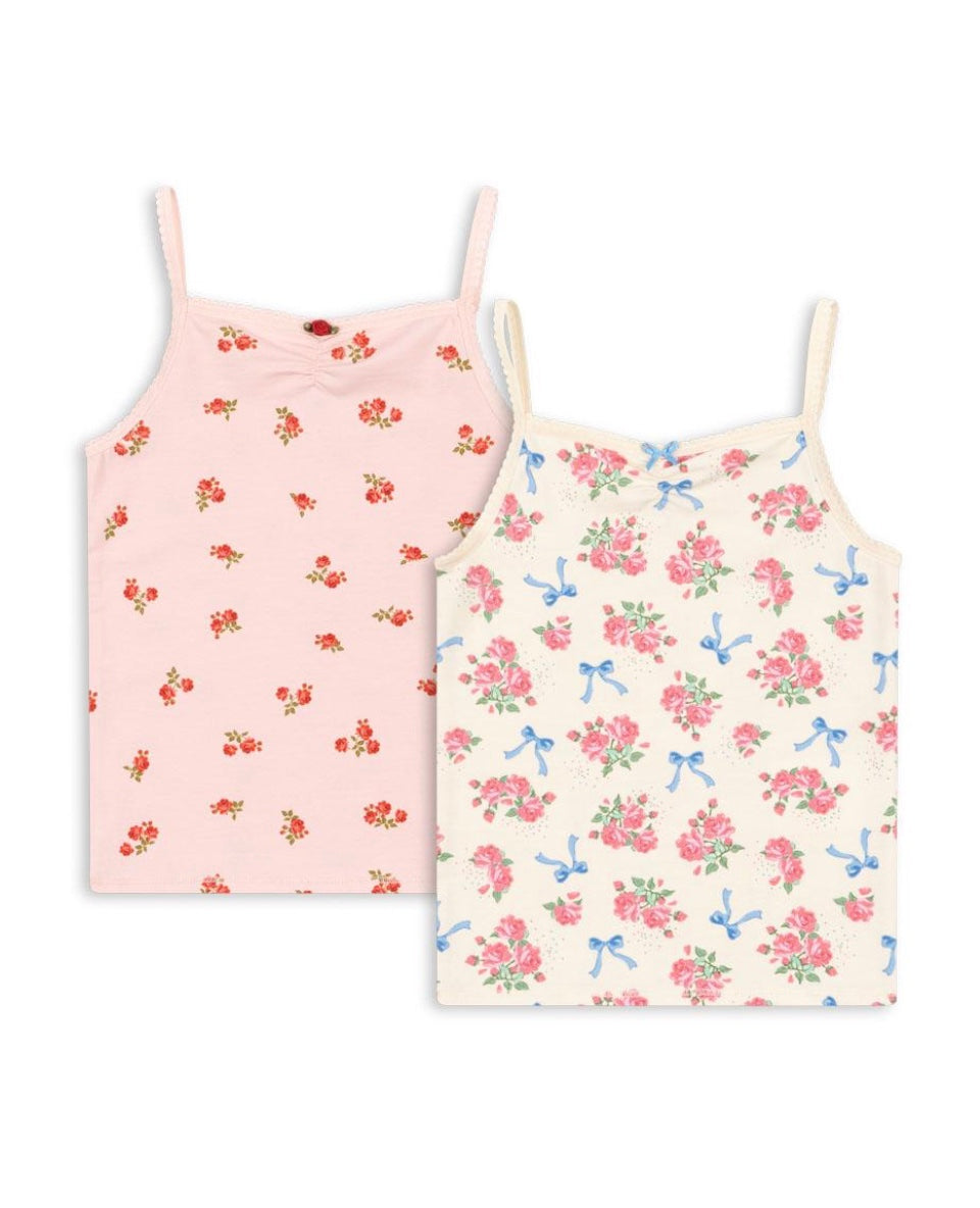 Singlet Basic 2-pk Bella Rosita