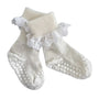 Sokker Antiskli Lace Wool Snow White