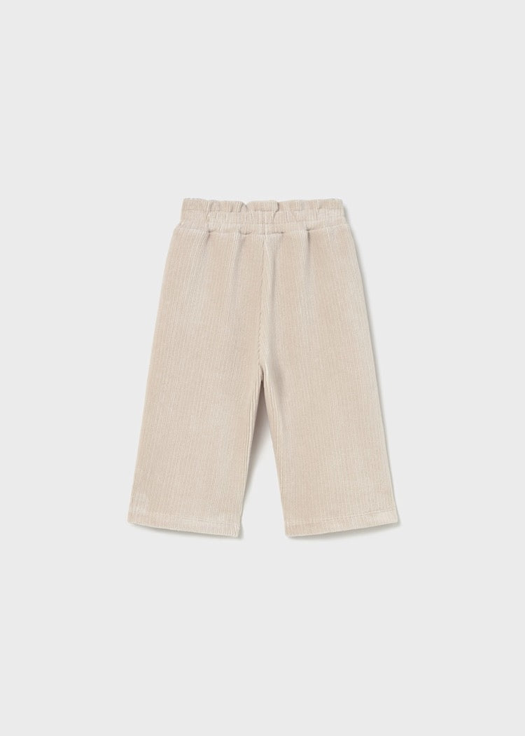 Bukse Corduroy Wide Sand