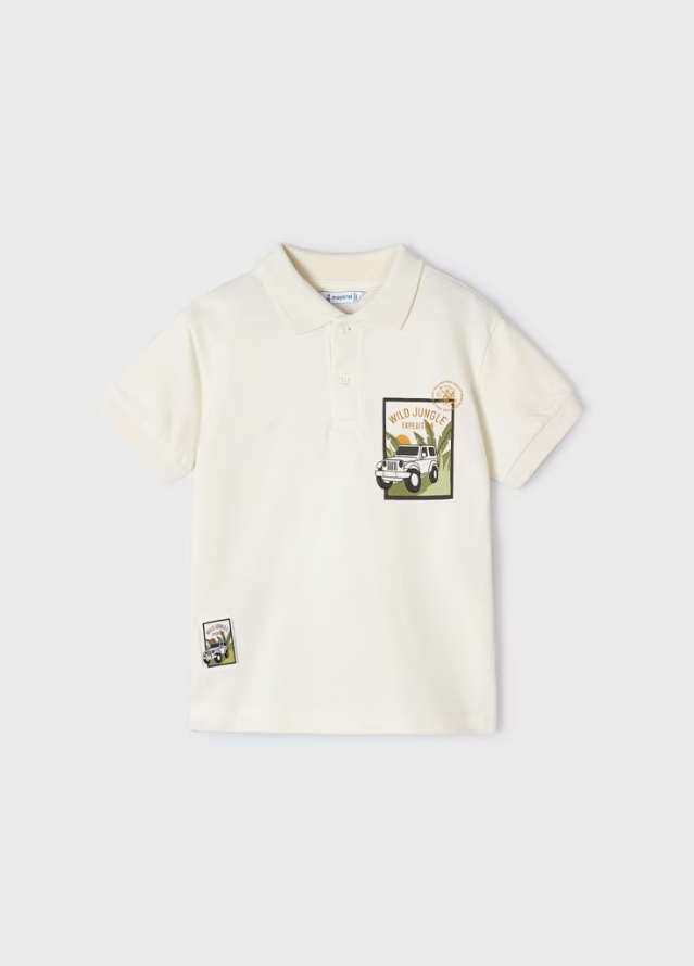 T-skjorte Polo Wild Jungel Milk