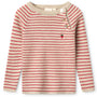 Genser Flye Wool Oat mel/Poppy Red