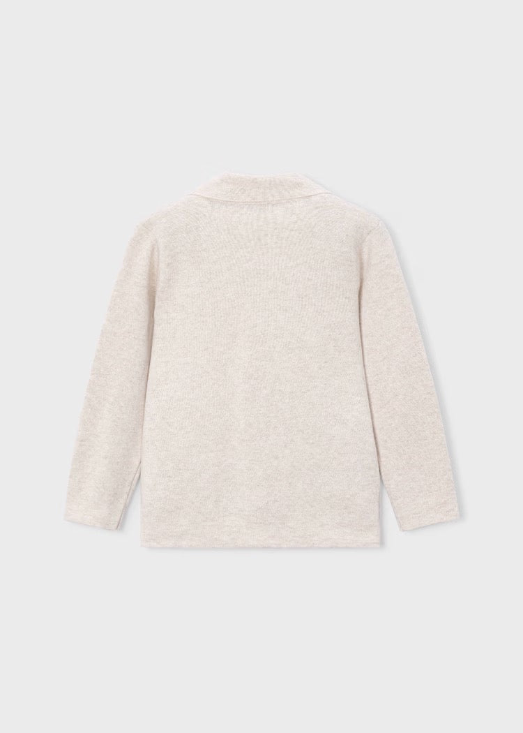 Cardigan Knit Heathered Oat