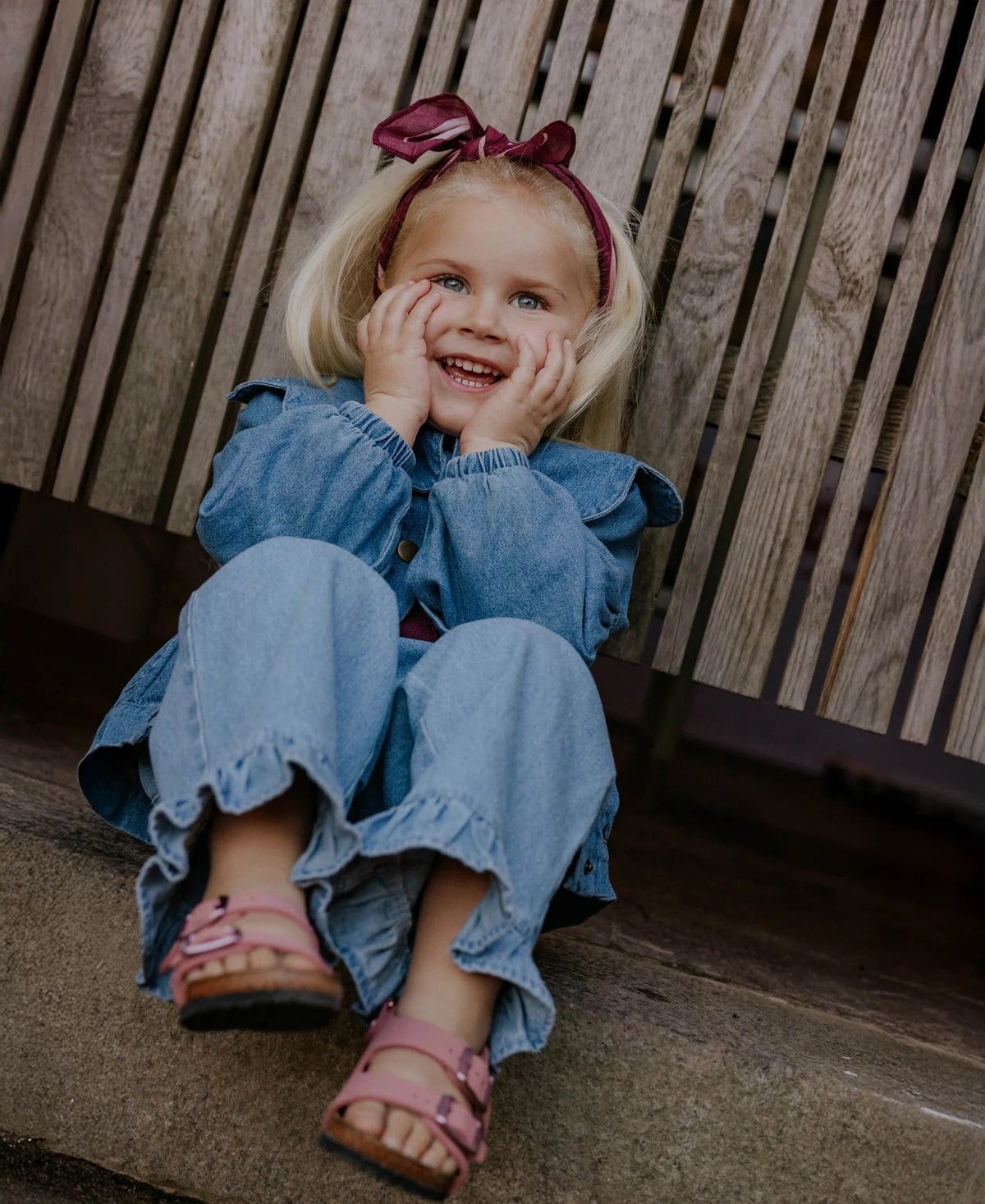 Bukse Don Rose Medium Denim Blue