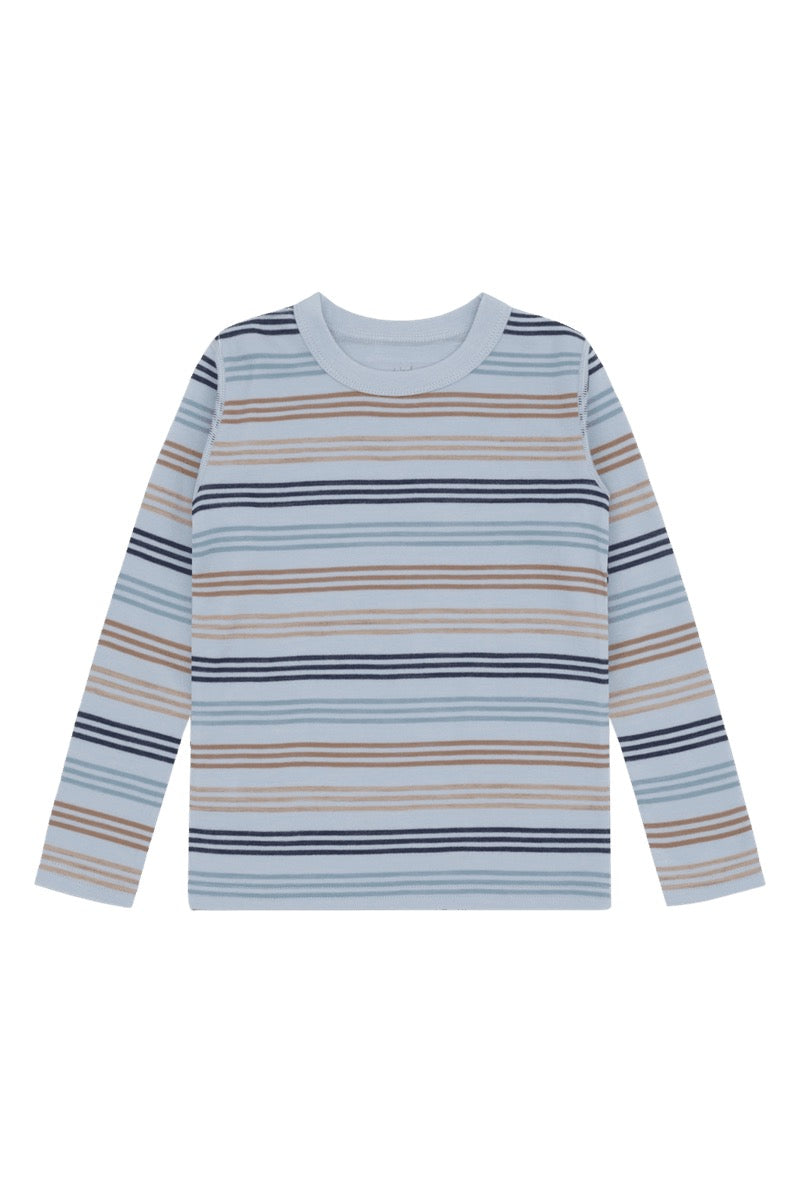 Genser Abba 3 Stripes Baby Blue