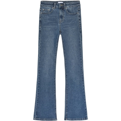 Bukse GRAlabama Stitch Low Flare Blue
