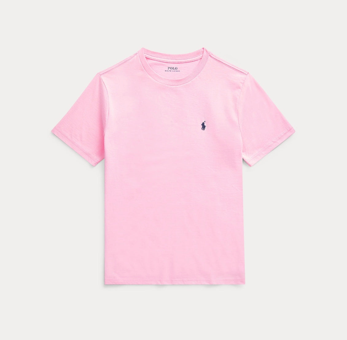 T-skjorte Cotton Crewneck Caramel Pink