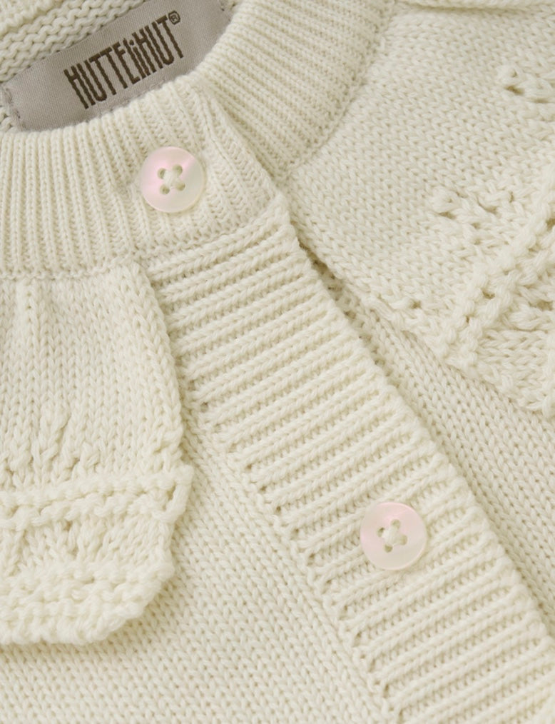 Cardigan Knit Antique White