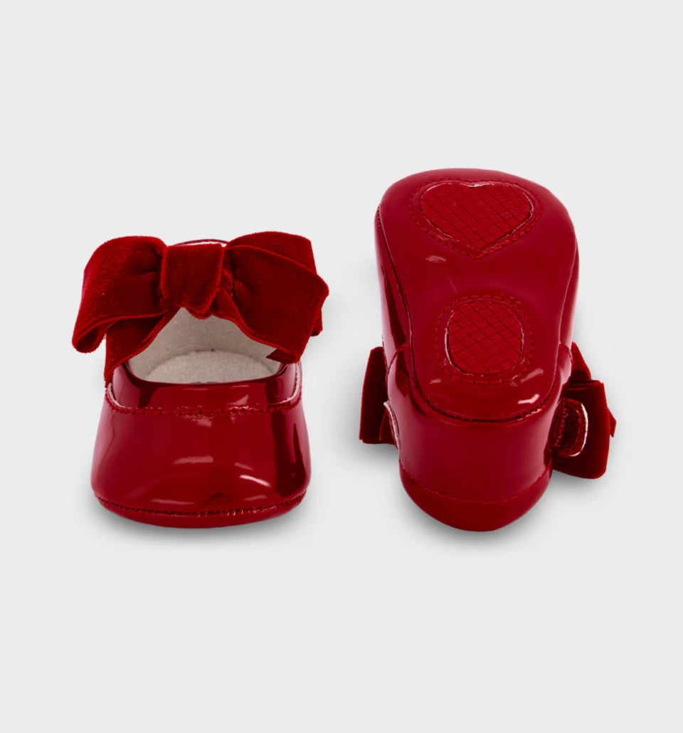 Sko Bow Mary Jane Red