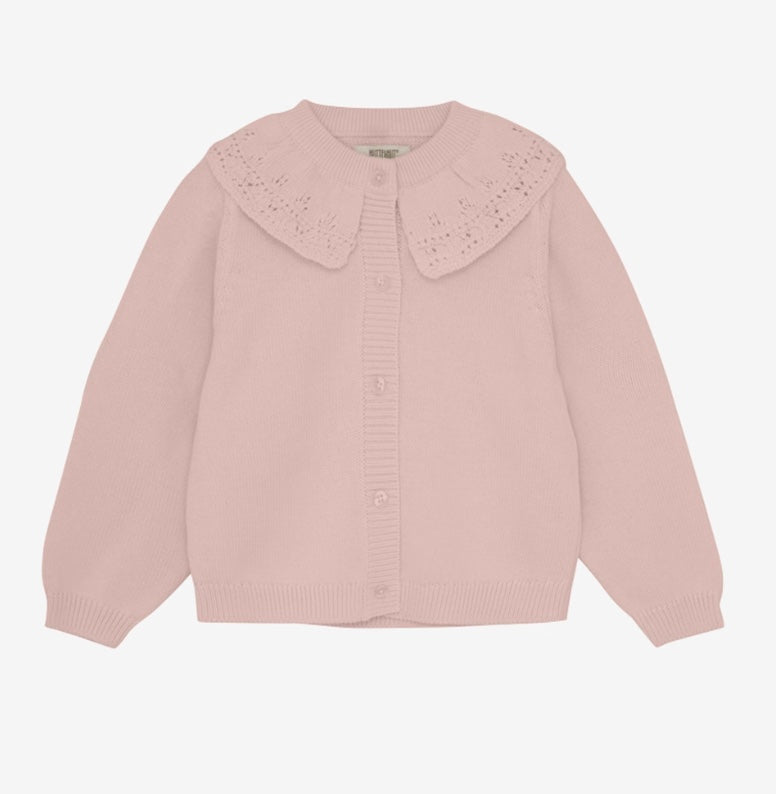 Cardigan Knit Sepia Rose