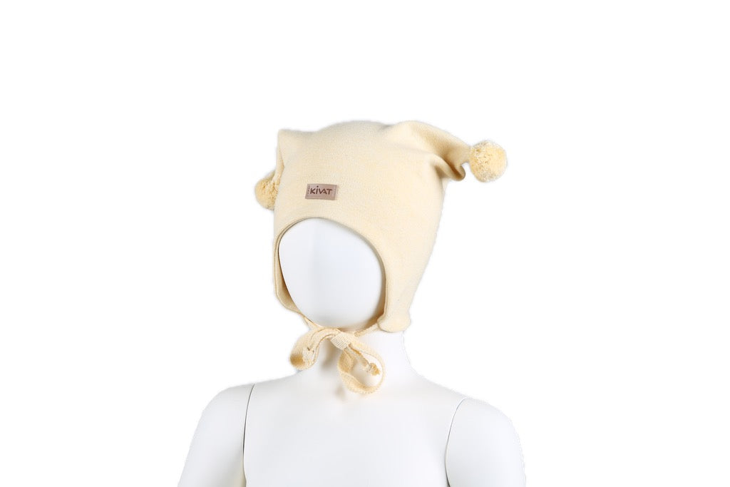 Knytelue Skinnlapp Lysegul