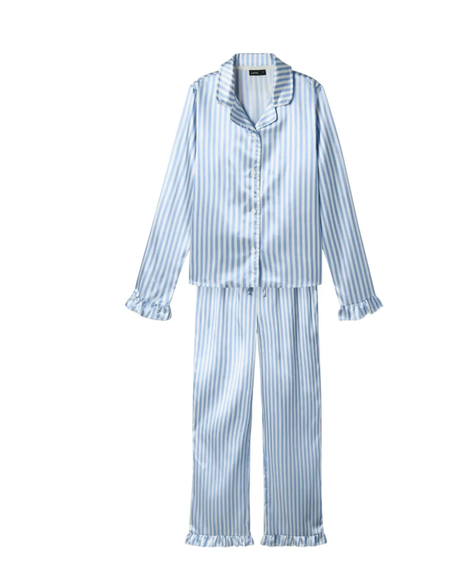 Pysj Night Stripes Set Windsurfer/White Lys