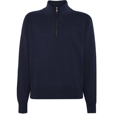 Genser GRLudvig Half Zip Knit Navy