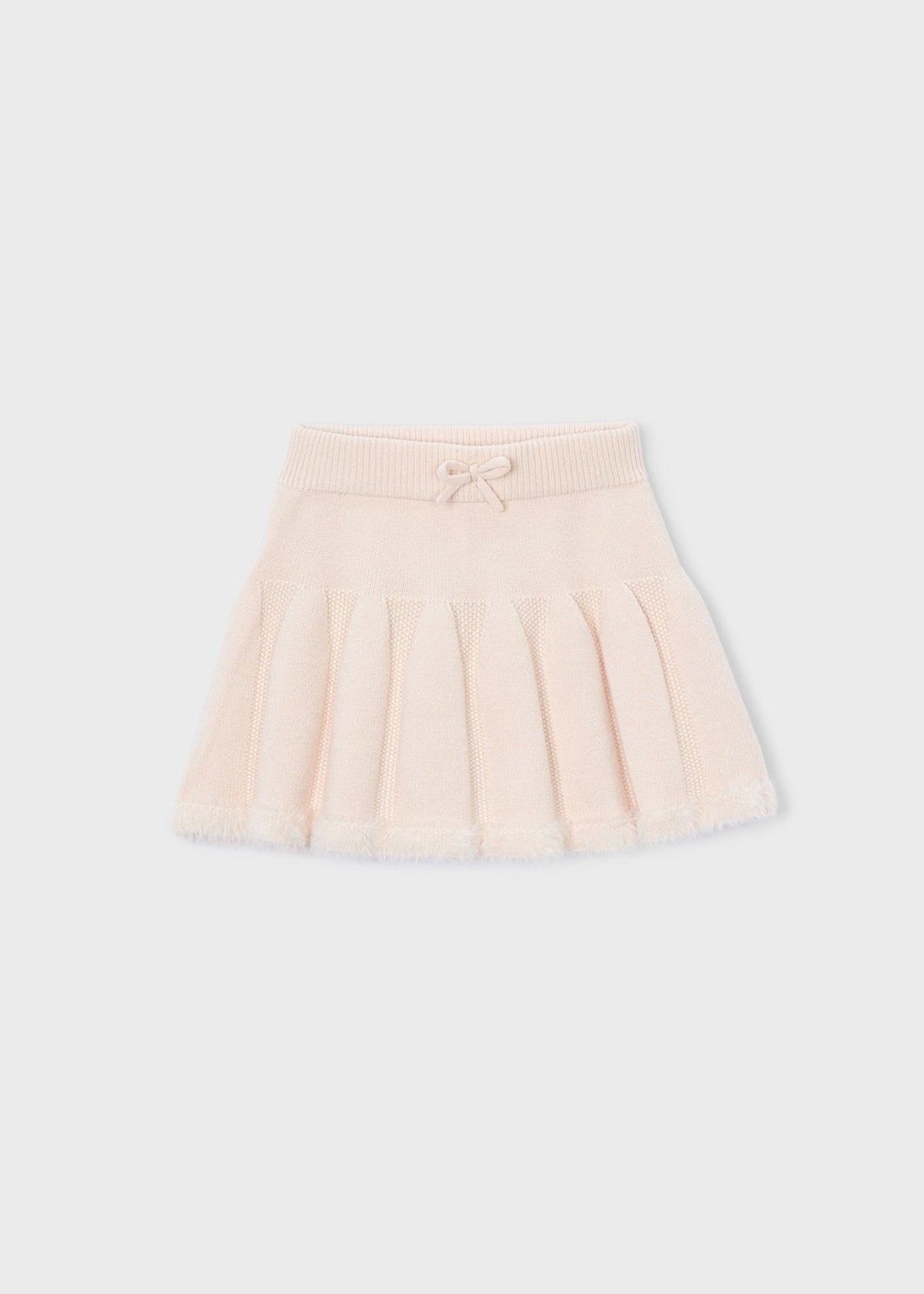 Skjørt Knitted/Faux Fur Almond