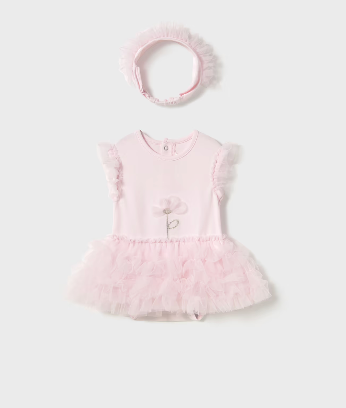 Body Tutu M/Hårbånd Flower