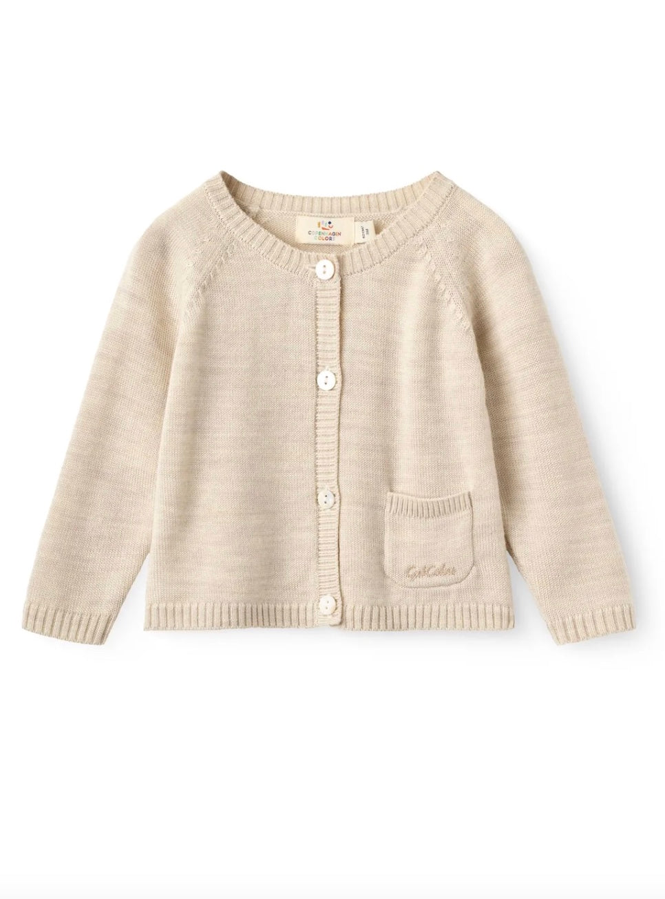 Sett Classic Merino Pale Cream Melange