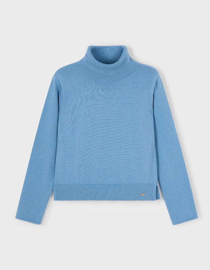 Genser Basic Turtleneck Ocean