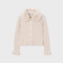 Cardigan Faux Fur Collar Tapioca