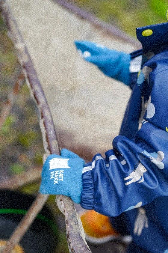 Magiske Ullvotter Fjordblå