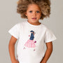 T-skjorte Graphic Girl White